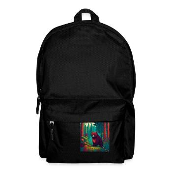 Bear in the forest - Backpack - black - Front