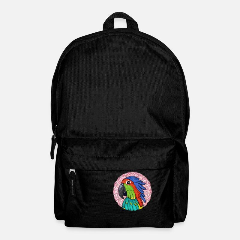 schöner heller Papagei | - Rucksack - Schwarz