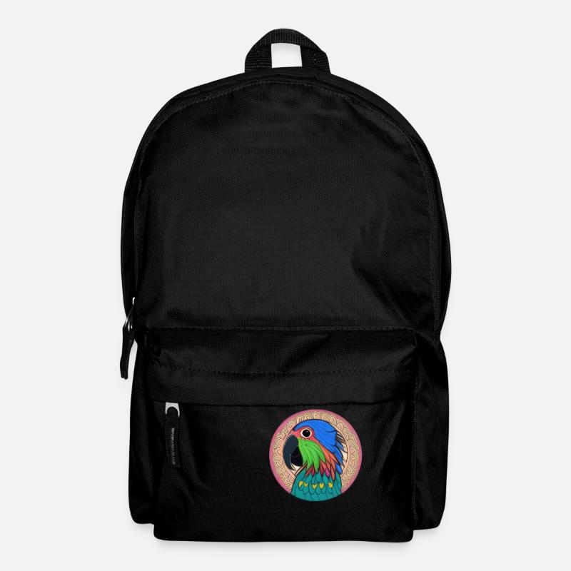 schöner heller Papagei | - Rucksack - Schwarz