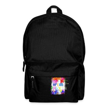 Glagoljica croatia hrvatska kroatia hrv font - Rucksack - Schwarz - Vorne