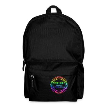 Stolz ist für alle da - Rucksack - Schwarz - Vorne