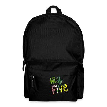 High Five Style Cool Hand Joke Saying Hit Trend - Backpack - black - Front