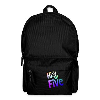 High Five Style Cool Hand Joke Saying Hit Trend - Backpack - black - Front