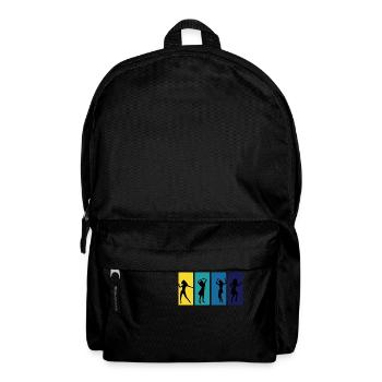 Dancing Dance Music - Rucksack - Schwarz - Vorne