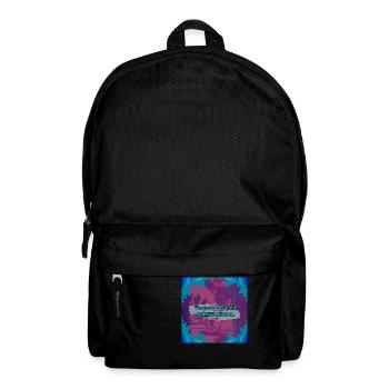 Ruhe Zitat - Rucksack - Schwarz - Vorne
