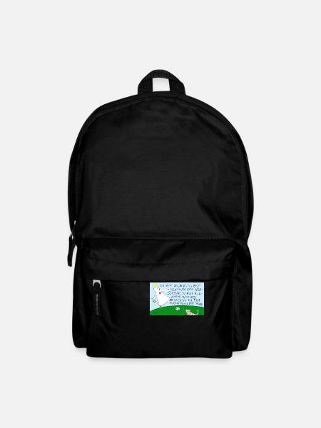 Du bist geliebt, du bist schön, du bist wunderbar, - Rucksack - Schwarz
