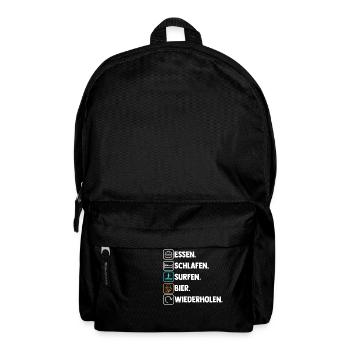 Schullehrerin Lehrerin - Rucksack - Schwarz - Vorne