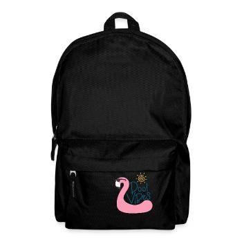 Piscine Vibes Flamingo - Sac à dos - noir - Devant