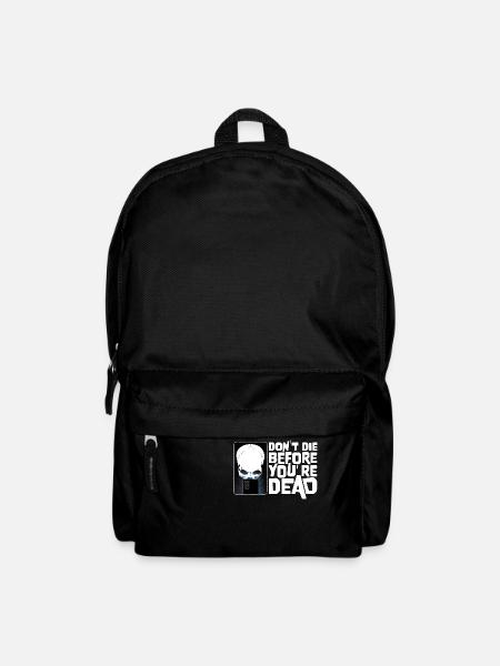 Don´t die before you´re dead - Rucksack - Schwarz