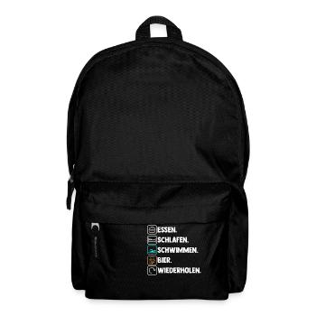 Schullehrerin Lehrerin - Rucksack - Schwarz - Vorne