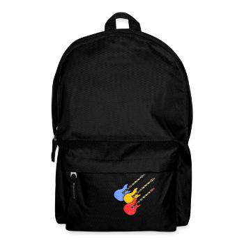 Gitarren - Rucksack - Schwarz - Vorne