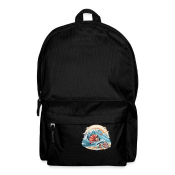 Shells in the waves - Backpack - black - Front