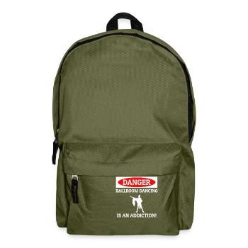 Danse Musique de danse - Sac à dos - vert olive - Devant