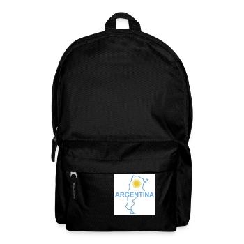 Landkarte von Argentinien - Rucksack - Schwarz - Vorne