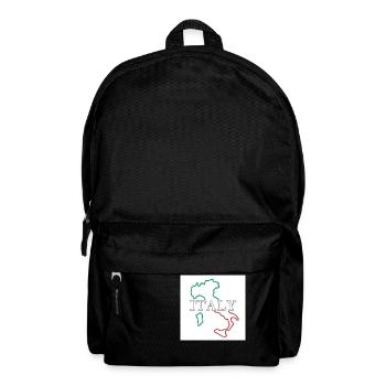 Map of Italy - Backpack - black - Front