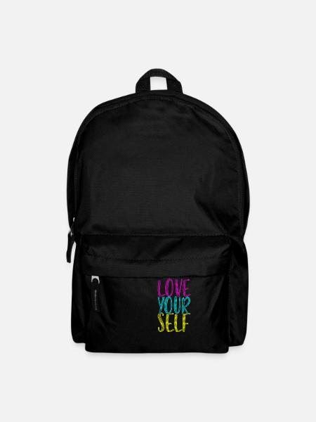 Love Your Self - Rucksack - Schwarz