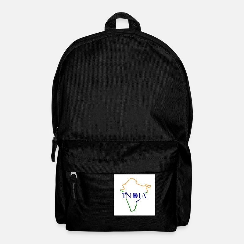 Map of India - Backpack - black