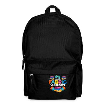Fabric Whisperer Sewing Machine Crafting - Backpack - black - Front