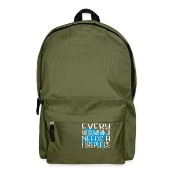 quote love dad lumber carpenter girl tshirts - Rucksack - Olivgrün - Vorne