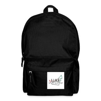 Map of United Arab Emirates - Backpack - black - Front