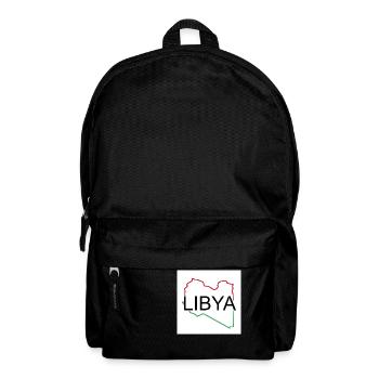 Map of Libya - Backpack - black - Front