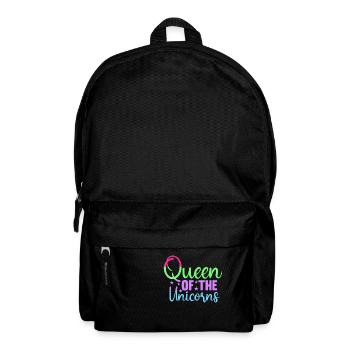 Queen of the Unicorns - Rucksack - Schwarz - Vorne