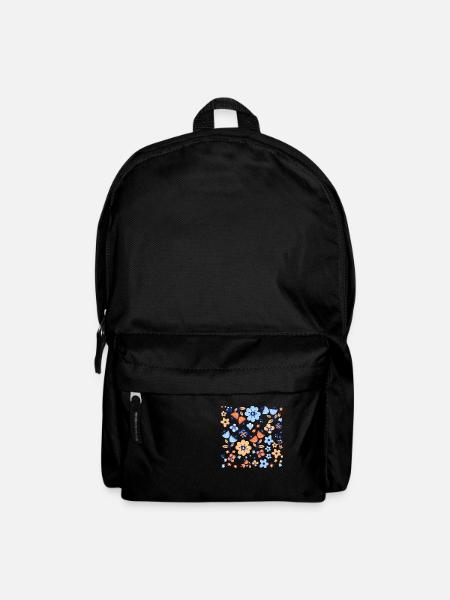 Wildblumen-Geschenkidee - Rucksack - Schwarz