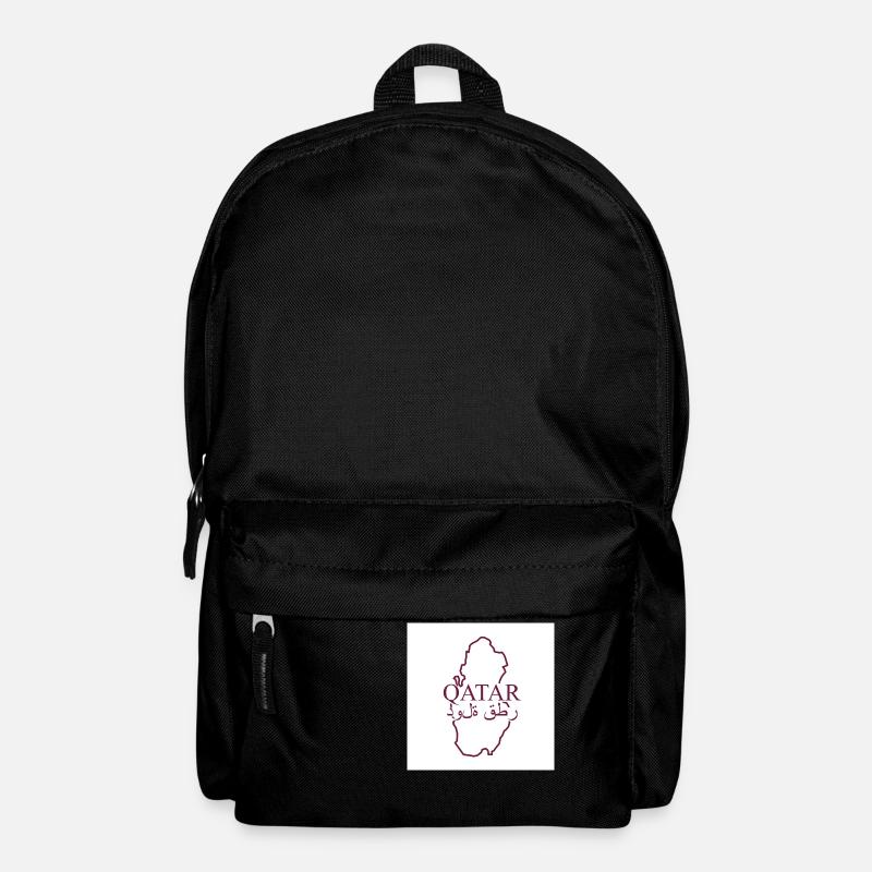 Map of Qatar - Backpack - black