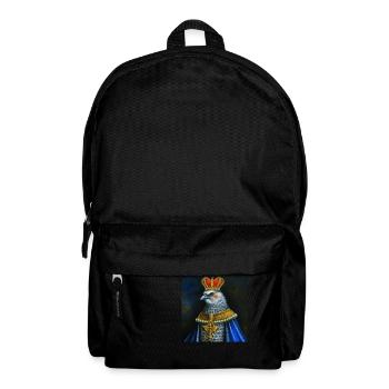 Adler in der Krone - Rucksack - Schwarz - Vorne