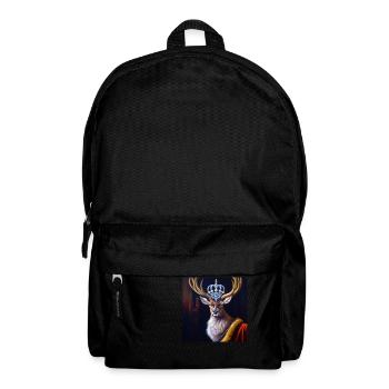 Hirsch - Rucksack - Schwarz - Vorne