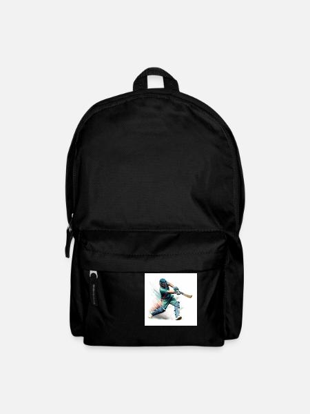 Cricket Player Color Art - Rucksack - Schwarz