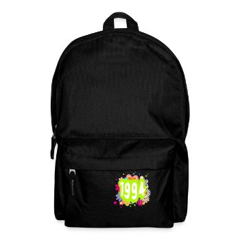 Jahr 1994 Jubiläum Floral Groovy - Rucksack - Schwarz - Vorne