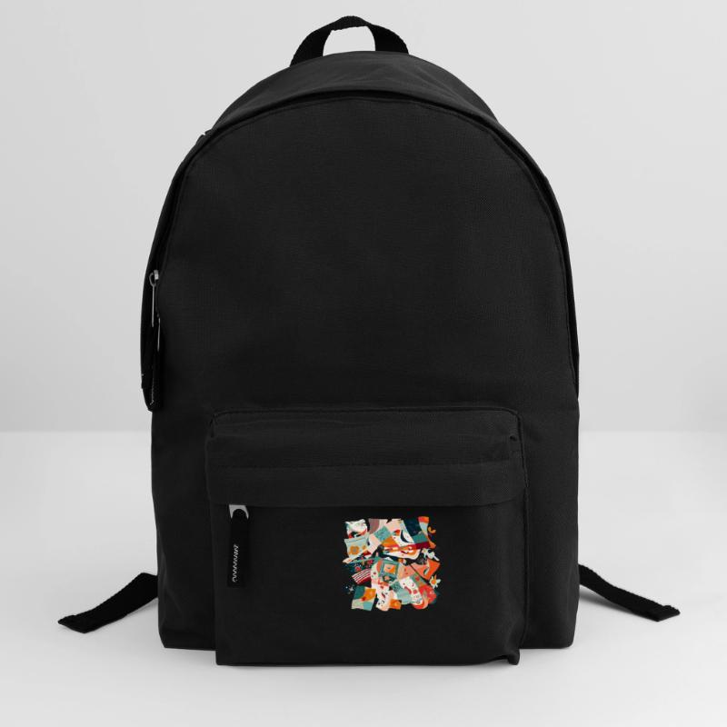 Fabric patchwork Backpack