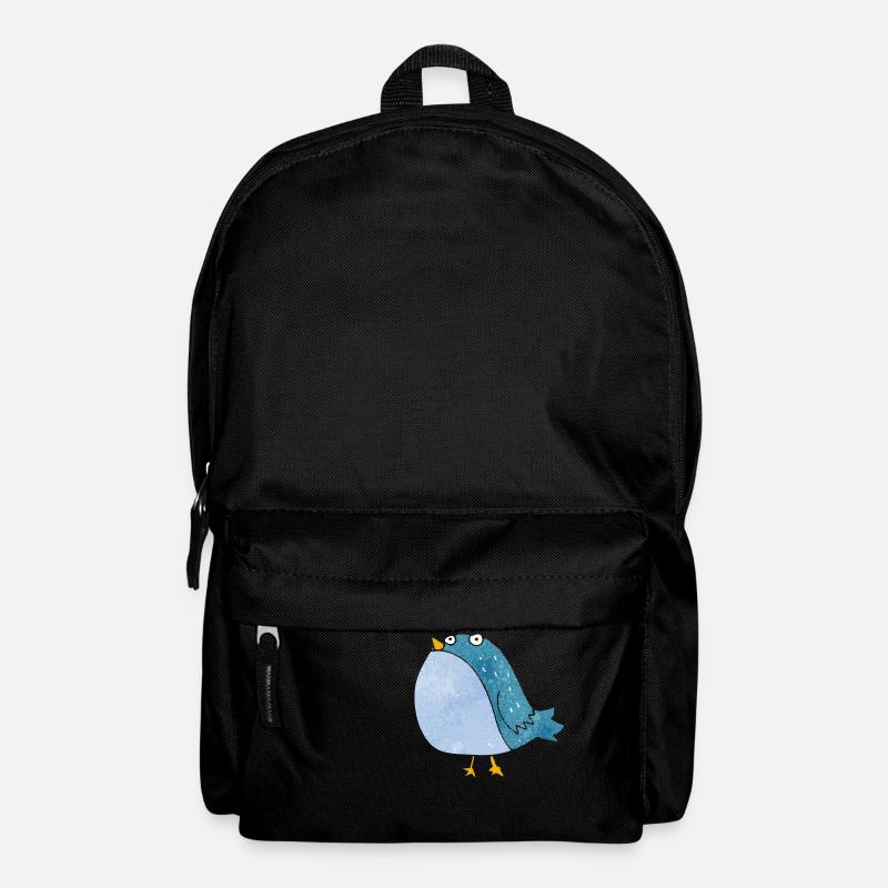 Vogel - Rucksack - Schwarz