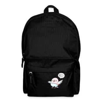 Der gelassene Vogel - Rucksack - Schwarz - Vorne