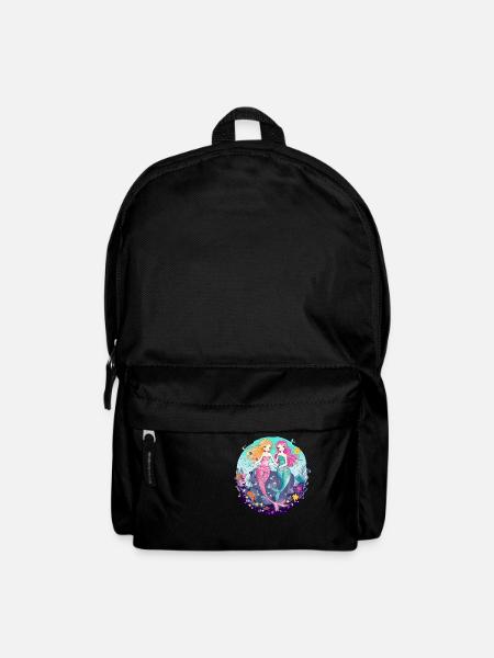 Miki et mina les sirènes - Sac à dos - noir