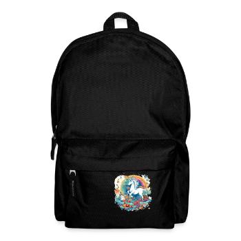 The unicorn Emma - Backpack - black - Front
