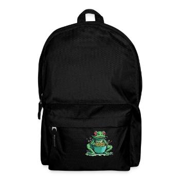 Guigui der Frosch - Rucksack - Schwarz - Vorne