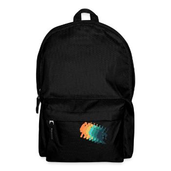 Retro dance - Backpack - black - Front