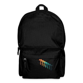 Retro Scout - Rucksack - Schwarz - Vorne