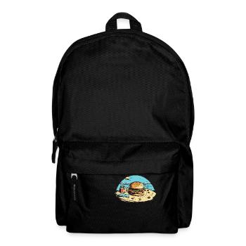 Hamburger at beach n°1 - Backpack - black - Front