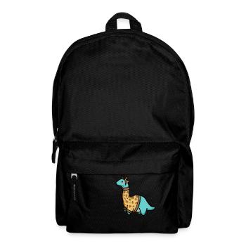 Girafe Hugadino Dino, mignon dinosaure - Sac à dos - noir - Devant