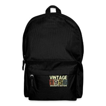 Vintage Birthday rétro sunset design - Sac à dos - noir - Devant