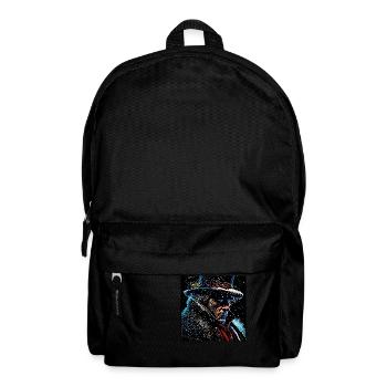 Ebenezer Scrooge Portrait - Backpack - black - Front
