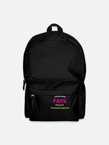 Faul - Rucksack - Schwarz