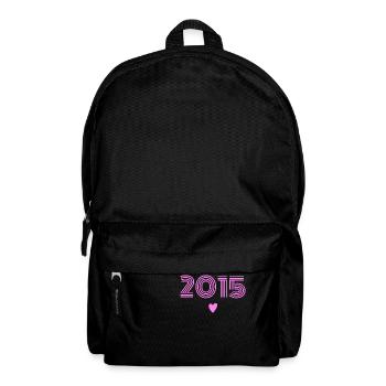 Born in 2015 girl - Backpack - black - Front