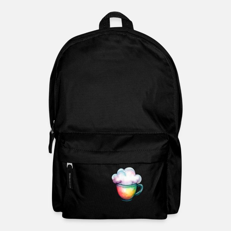 Café avec un nuage - Sac à dos - noir