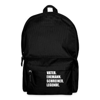 Handwerker Handyman Handwerk Werkzeug Baustelle - Rucksack - Schwarz - Vorne
