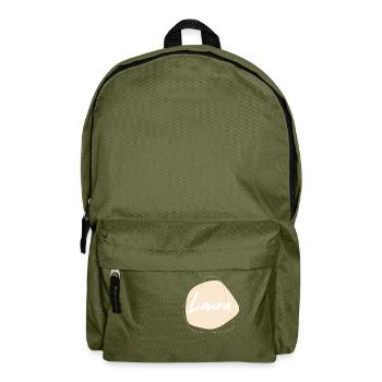 LAURA Namensprint - Rucksack - Olivgrün - Vorne