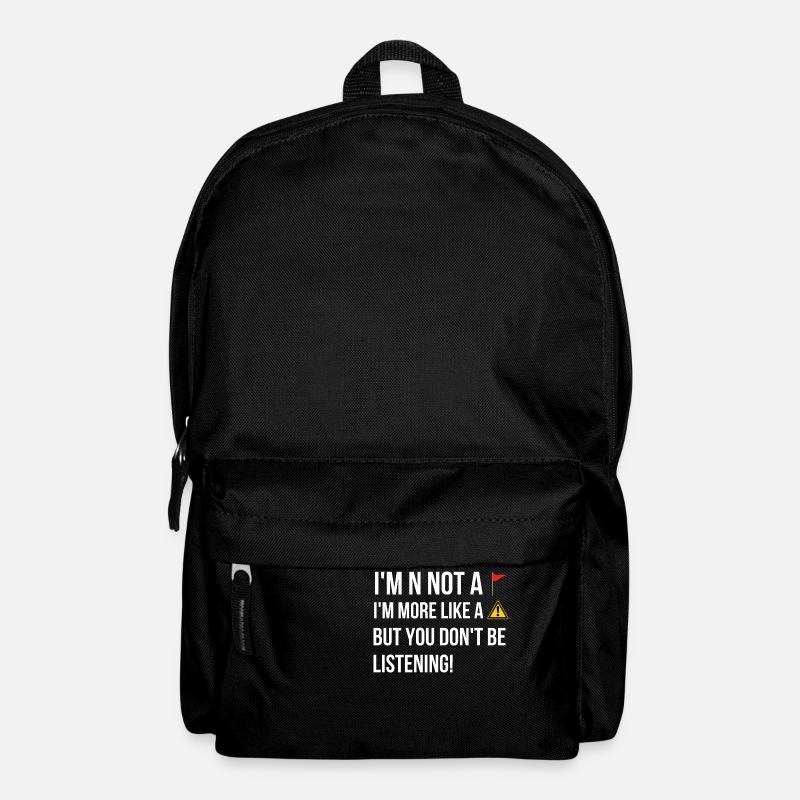 Partnerschaft Beziehung Dating Spruch Englisch - Rucksack - Schwarz